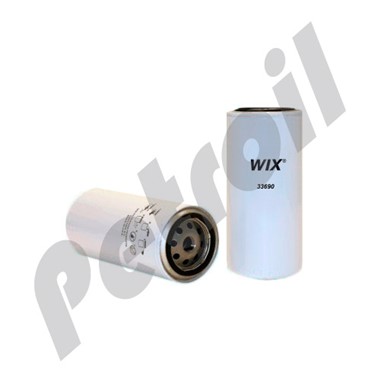33690 Filtro Wix Combustible Roscado BF7644 P550372 P502536 FF5272  WDK962/1 WK962/7 WP5694 MF37285