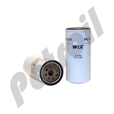 51794 Filtro Wix Aceite Roscado B7 P550832 LF692 W373