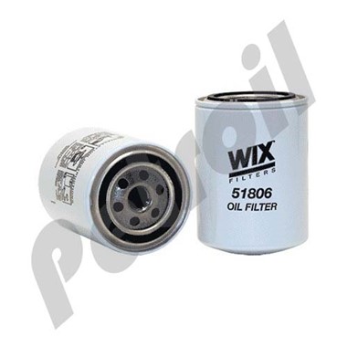 51806 Filtro Wix Aceite Roscado L1806 BT216 P554403 LF701 W940/24  ML8