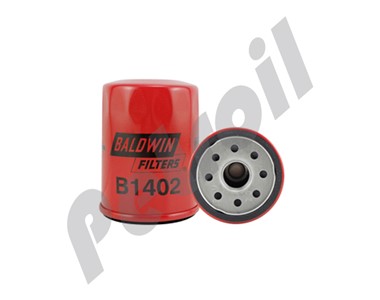 B1402 Filtro Aceite Baldwin Roscado con valvula antirretorno 51356  LF3691 P502007 P502057 LF3537