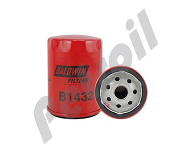 B1432 Filtro Aceite Baldwin Roscado con valvula antirretorno 51522  GMC 25014748 PH3675 P550505