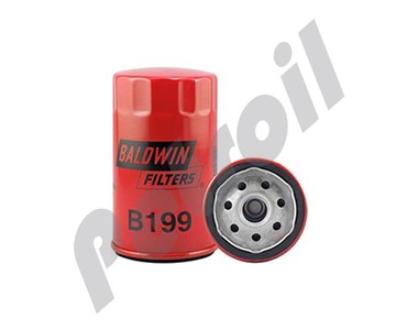 B199 Filtro Baldwin Automotriz Aceite Roscado 51347 P552849  P555522 B161-S LF716