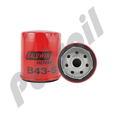B43-S Filtro Baldwin Aceite Chevrolet 25010766 Astra Corsa Daewoo  51040 PSL619 ML3387 P550047 LF780