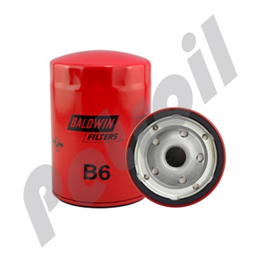 B6 Filtro Aceite Baldwin Roscado GMC 25013454 LF653 51061  P550035
