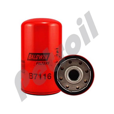 B7116 Filtro Baldwin Aceite Roscado MAN 51-05501-7160 Mann W1160  Fleetguard LF3706 LFP8099 51307 P550945