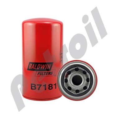 B7181 Filtro Aceite Baldwin Roscado Daewoo 65055105015 Komatsu  6736515142 P550909 51607 LF16006