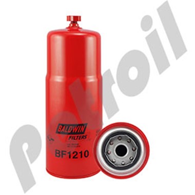 BF1210 Filtro Combustible Sep/Agua Baldwin Roscado c/Drenaje  Cummins FS19540 LFP2000C AC TP1295 33699 PS7568 3699 FF1043