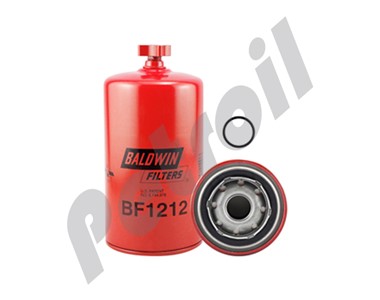BF1212 Filtro Baldwin Comb. Roscado c/purga Cummins 3308638 FS1212  33405 S3201 PSD960/1 P558000 40050400075