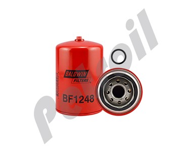 BF1248 Filtro Combustible Separador/Agua Baldwin c/drenaje Komatsu  6003118293 P557440 FF5253 33244 LFF5926 P1103A