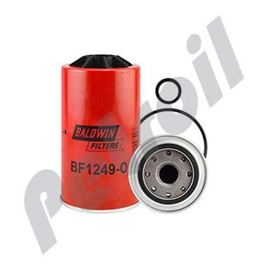 BF1249-O Filtro Combustible Sep.Agua Baldwin Roscado (Usa Vaso)  Nissan FL6442N 33242 LFF9013