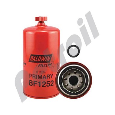 BF1252 Filtro Combustible Sep.Agua Baldwin c/Drenaje Racor S3230  P558000 33439 WF10044 PS10713 LFF8020