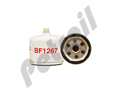 BF1267 Filtro Baldwin Combustible Roscado c/purga Plantas  Electricas Marinas Onan 1492106 P552374 FS19709