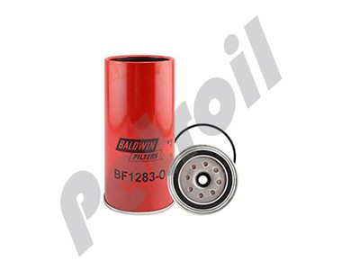 BF1283-O Filtro Baldwin Combustible Roscado (Diesel)