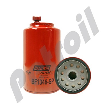 BF1346-SP Filtro Combustible Baldwin c/drenaje c/puerto sensor 1/2-20  Alliance ABPN122S3226FL02 International 1685159C91 P551034