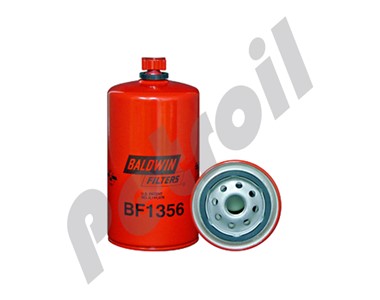 BF1356 Filtro Combustible Baldwin c/drenaje Cummins 3991350 FS19608  33722 P550899 JLG 7028838