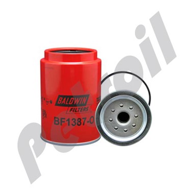 BF1387-O Filtro Combustible Sep/Agua Baldwin Roscado (Usa Vaso) Volvo  20879812 FS19920 WF10011