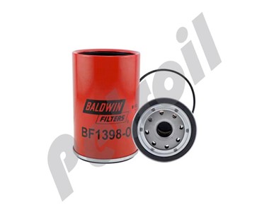 BF1398-O Filtro Baldwin Combustible(Diesel) Roscado
