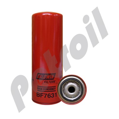 BF7631 Filtro Combustible Baldwin Roscado Caterpillar 1R0753 FF5322  LFF5322 33527 PSC746 P551312