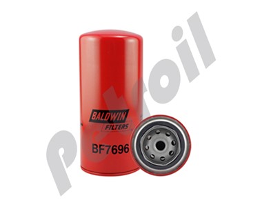 BF7696 Filtro Combustible Baldwin Roscado Iveco Cavallino Eurocargo  Tector 2991585 P550472 FF5457 33662