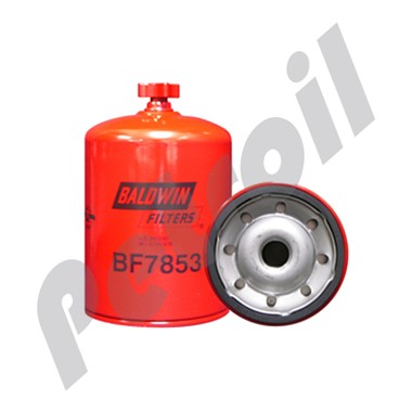 BF7853 Filtro Combustible Baldwin Roscado c/drenaje John Deere  RE522688 33753 FS19700 P550669 P551027