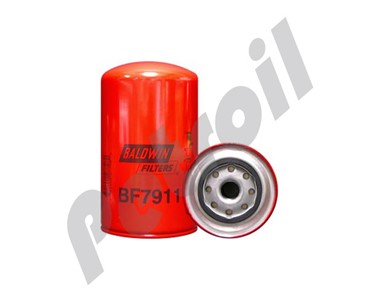 BF7911 Filtro Baldwin Combustible Roscado (Diesel) P502381 N/A  33116 N/A