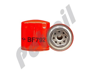 BF792 Filtro Baldwin Combustible Roscado Mitsubishi Canter FE444  97-03 649TD 659TD ME016823 MF3726 33396