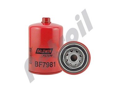 BF7981 Filtro Combustible Baldwin Roscado c/Puerto Sensor (M14x2)  Tata Cummins 278607989916 FS1275 FS19652 WF10004 P502913