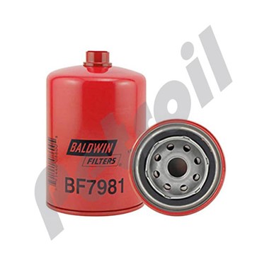 BF7981 Filtro Combustible Baldwin Roscado c/Puerto Sensor (M14x2)  Tata Cummins 278607989916 FS1275 FS19652 WF10004 P502913