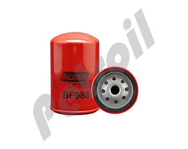 BF988 Filtro Combustible Baldwin Roscado 1457434062 Volvo Iveco  1902134 FF5074 33358 PSC73/1 P553004 BF788 WK723 364624