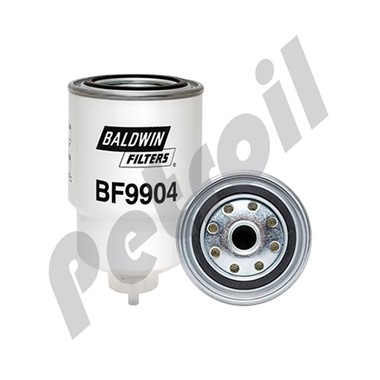 BF9904 Filtro Combustible Baldwin Roscado c/Drenaje Nissan  164037F400 16400BN303 164037F40A 164037F401 F9640