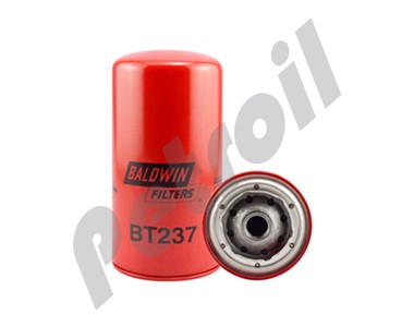 BT237 Filtro Baldwin Aceite Roscado Hyster / Transicold 3000323,  Wix 51459, Fleetguard LF699, Tecfil PSL675 P554407