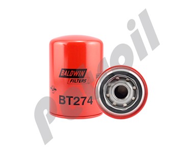 BT274 Filtro Baldwin Aceite Roscado Case A32297 51453 H6080  P555680