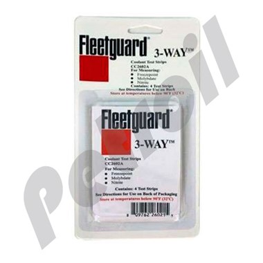 CC2602A Fleetguard Strip para Test Refrigerante CTK5029-4 24105