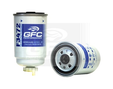 F3472 Filtro Combustible c/drenaje GFC Iveco Turbo Daily 4764725  33472 BF7921 (Doble Oring) WK842 P550587 1907640 1902138