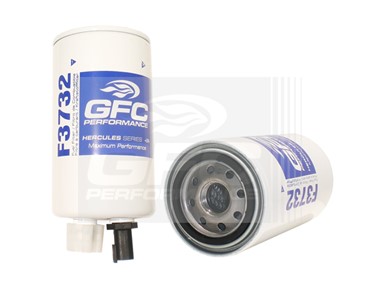 F3732 Filtro Combustible GFC Sep/Agua c/purga c/puerto sensor  Motores Case 87356193 Maq XCMG / LIUGONG 33732 BF1385-SPS