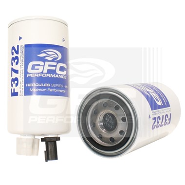 F3732 Filtro Combustible GFC Sep/Agua c/purga c/puerto sensor  Motores Case 87356193 Maq XCMG / LIUGONG 33732 BF1385-SPS