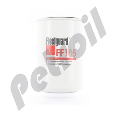 FF105 Filtro Fleetguard Combustible Roscado Cummins 154789 33109  BF957 PSC172 P550105 P550106