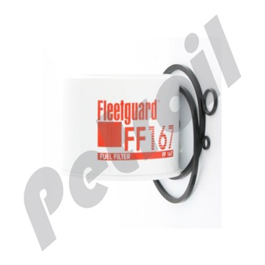 FF167 Filtro Fleetguard Combustible Bomba Inyeccion CAV (Corto)  PC2/155 33166 FF167 P556245 F3166 FSK0296 P917X