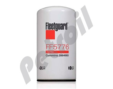 FF5776 Fleetguard Filtro de Combustible Spin On Cummins 2864993,  2893612; Donaldson P555776; Mann WK12003 BF9885 P555776 WF1