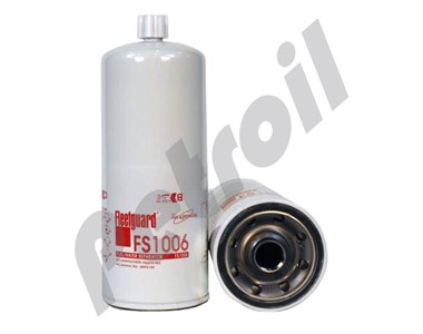 FS1006 Filtro Fleetguard Combustible Roscado c/purga Cummins  3089916 BF1262 33645 P551006