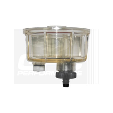 FSK0014 Vaso plastico GFC Transparente c/puerto sensor + drenaje  Usar con FS3242 FS3211 Replace RK 20135