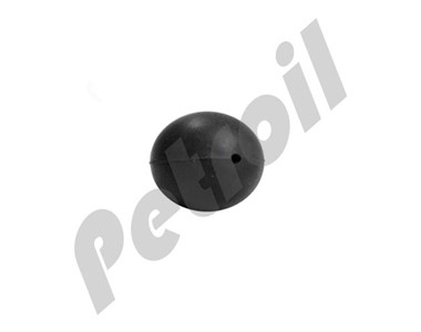 GTP-1486 Bola de Parada Gammon p/carrete Cable de aterramiento  Ametek. Color Negro. / Goma / 1 1/4" Diam.