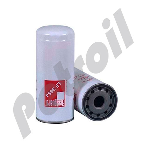 LF3654 Filtro Aceite Fleetguard Roscado c/Bypass Volvo Autobuses
