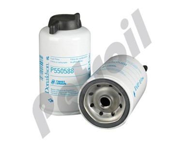 P550588 Filtro Donaldson Combustible Roscado c/drenaje Iveco  Secundario 4764725 Volvo 434061 FS1215 WK842 F3472 BF1226