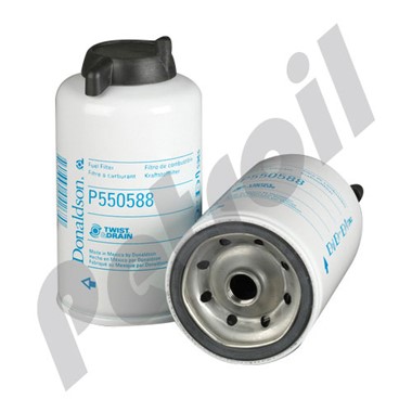 P550588 Filtro Donaldson Combustible Roscado c/drenaje Iveco  Secundario 4764725 Volvo 434061 FF5135 WK842