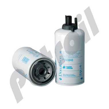 P550848 Filtro Combustible Sep/Agua Donaldson Roscado c/Drenaje Case  87356193 FS19732 LFF9732 33732