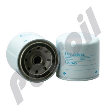 P550940 Filtro Aceite Hidraulico Donaldson Roscado John Deere  AM39653 1650954 BT8301 HF6164 PH710 51410 PH2844 AC-DELCO P