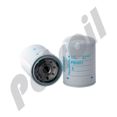 P551017 Donaldson Filtro Aceite Roscado Flujo Completo