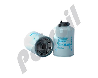 P551029 Donaldson Filtro Combustible/Separador de Agua Roscado