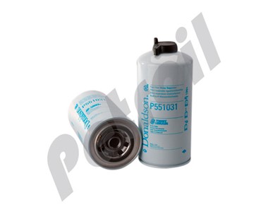 P551031 Donaldson Filtro Combustible/Separador de Agua Roscado